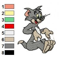 Tom and Jerry Embroidery Design 22